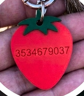 Esempio del retro con numero telefonico inciso