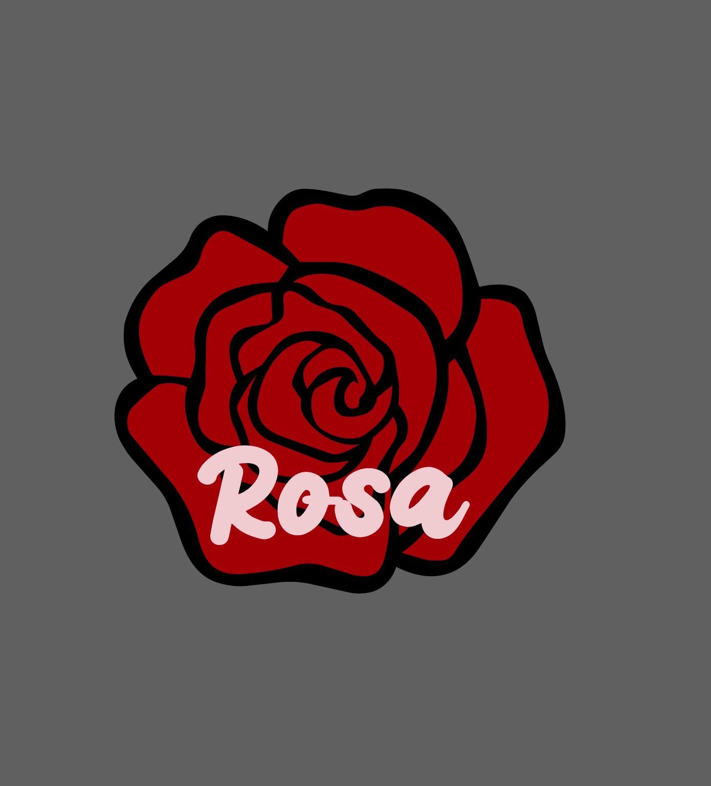 The Enchanted Rose – dog tag