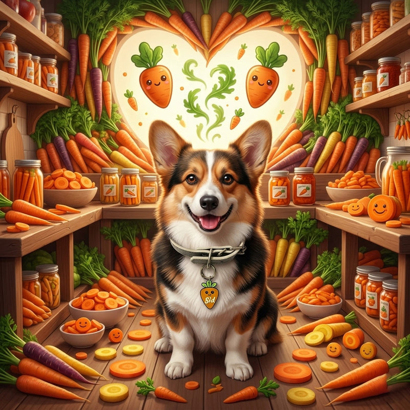 Carrot Sprint – dog tag