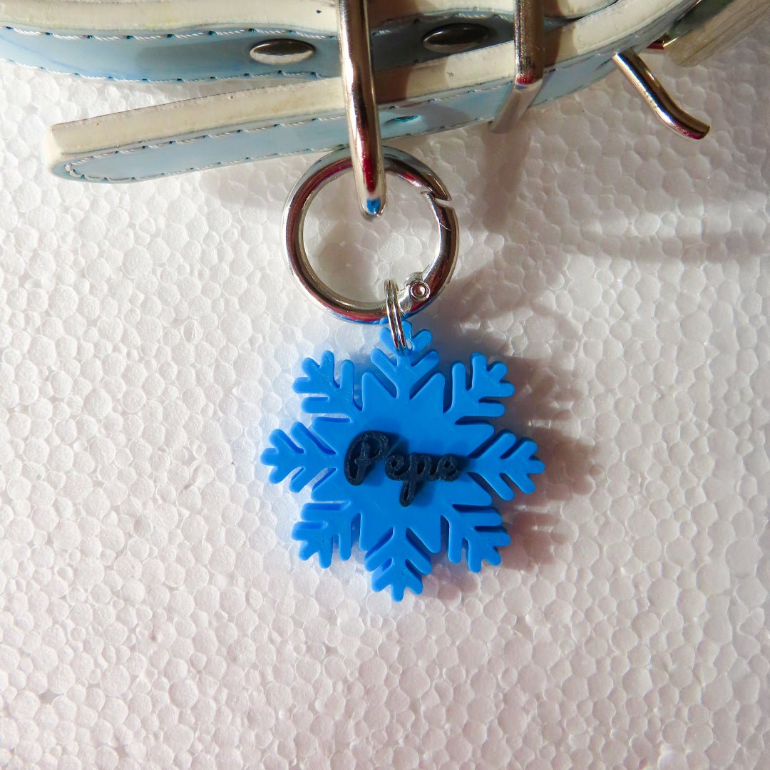 Fiocco di Neve - medaglietta cane - Zampettiamo