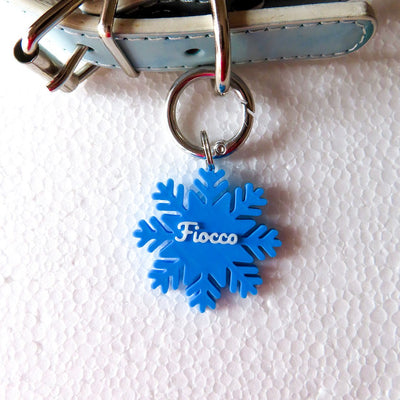 Fiocco di Neve - medaglietta cane - Zampettiamo