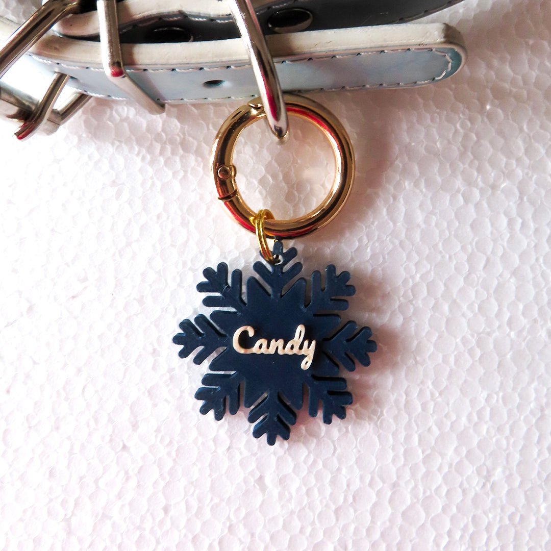 Fiocco di Neve - medaglietta cane - Zampettiamo