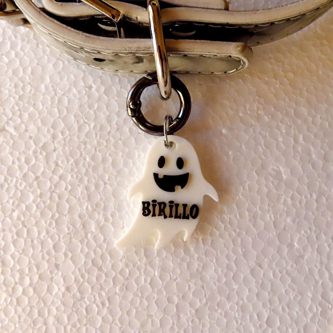 Il Fantasma Amichevole - medaglietta cane Halloween - Zampettiamo